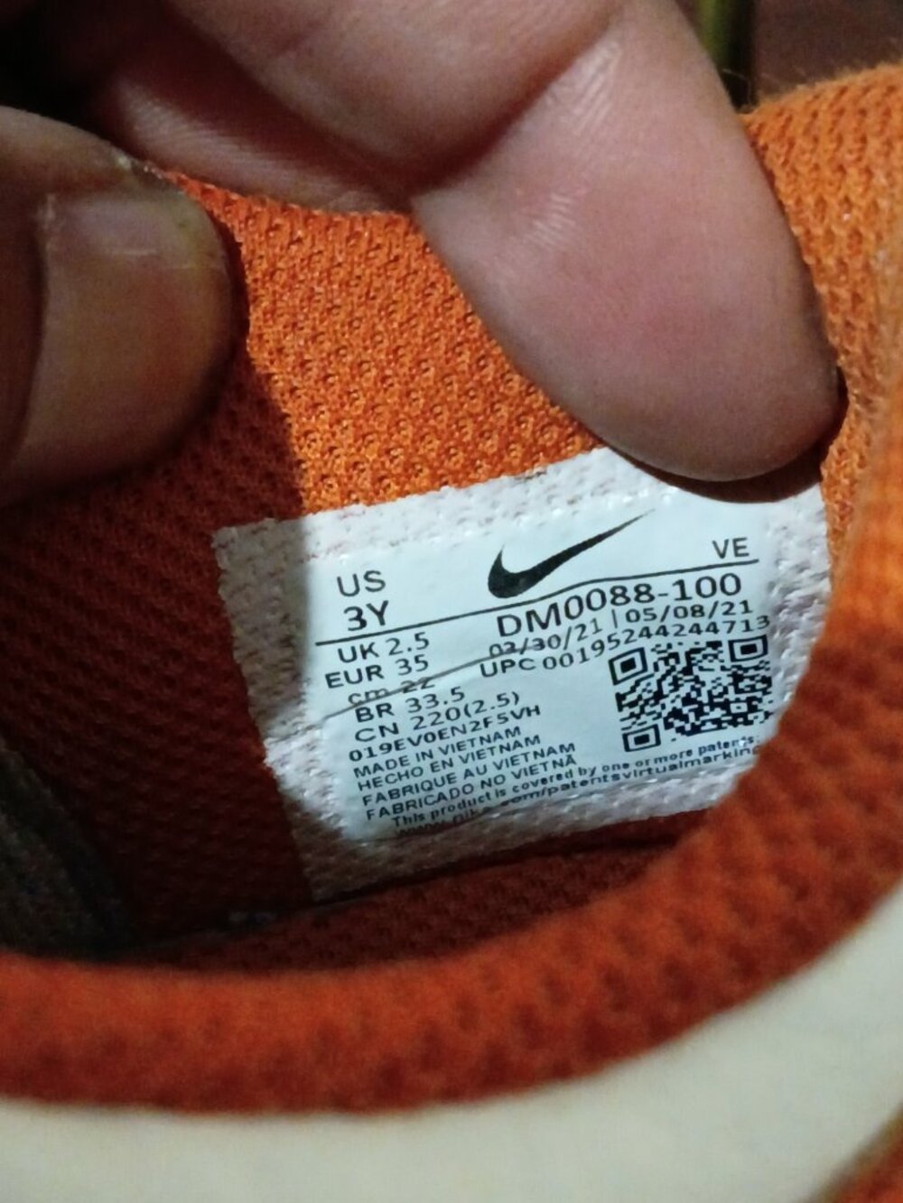 Nike Dunk Low PRM Halloween Sail Starfish DM0088-100 (PS) Size 3Y - Picture 2 of 14